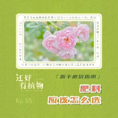 Vol.05新手避坑指南:肥料应该怎么选 Vol.05新手避坑指南:肥料应该怎么选