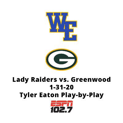 Lady Raiders at Greenwood 1-31-20