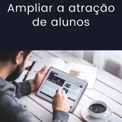 Ampliar a atração de alunos por meio de marketing digital