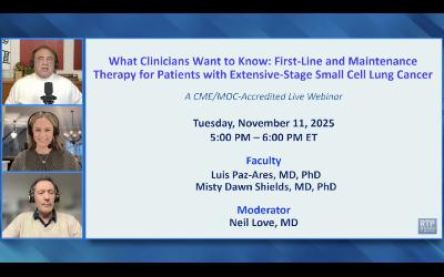 Extensive-Stage Small Cell Lung Cancer — What Clinicians Want to Know About First-Line and Maintenance Therapy