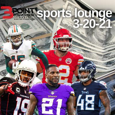 The 3 Point Conversion Sports Lounge - March Madness, NFL Free Agency, Atlanta Hawks 7-0 Run, Should Hornets Unleash LaMelo Ball The 3 Point Conversion Sports Lounge - March Madness, NFL Free Agency, Atlanta Hawks 7-0 Run, Should Hornets Unleash LaMelo Ball