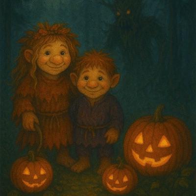 Stentrollen - Halloween i Sagoskogen