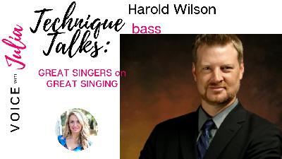 Harold Wilson discusses common mistakes of young bass singers