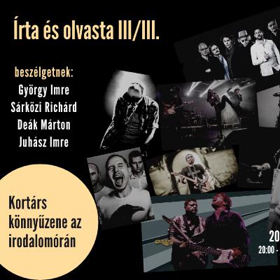 Kortárs dalszövegek az irodalomórán, Írta és olvasta S03E03