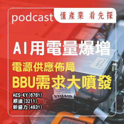 AES-KY(6781)、順達(3211)、新盛力(4931)，BBU概念股迎大商機。