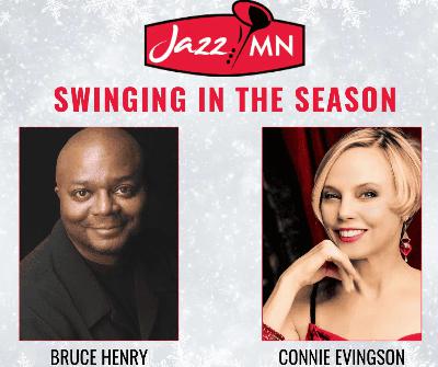 JazzMn Orchestra's Holiday Concert  Dec 8th with Connie Evingson and Bruce Henry on