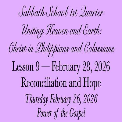 Reconciliation and Hope — Power of the Gospel