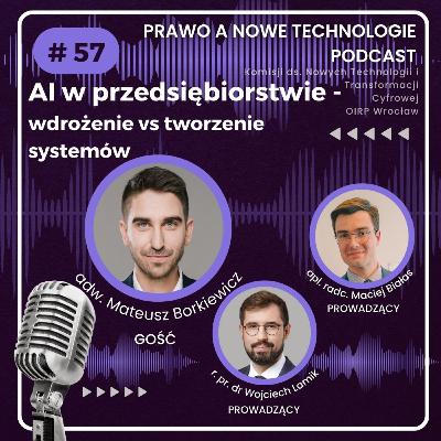 AI w przedsiębiorstwie - wdrożenie vs tworzenie systemów (#57 - Prawo Nowych Technologii)