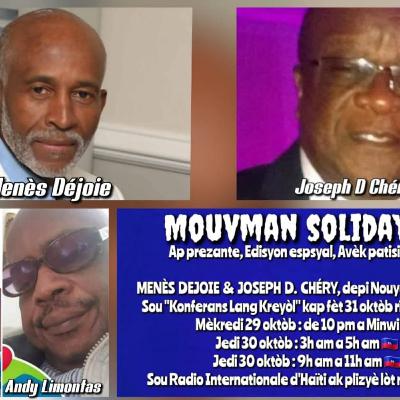SOLIDAYITI – INTERVIEW DE MENES DEJOIE & JOSEPH D. CHERY – MERCREDI 29 OCTOBRE 2025