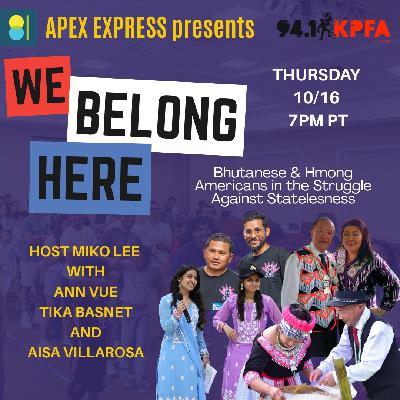 APEX Express – 10.16.25 – We Belong Here APEX Express – 10.16.25 – We Belong Here