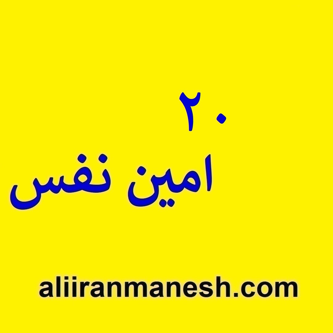 20امین نفس