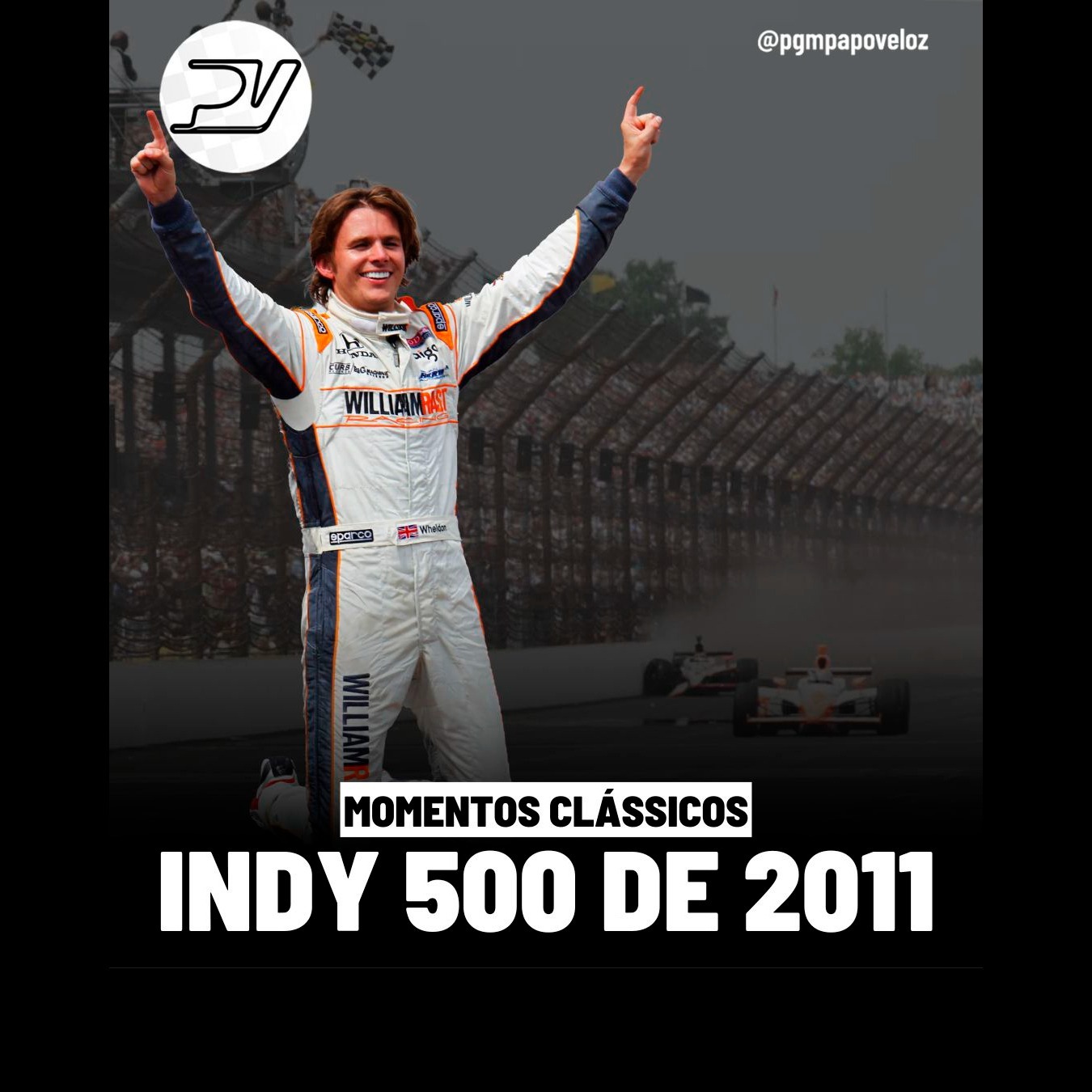 MOMENTOS CLÁSSICOS: A BATIDA DE J.R. HILDEBRAND NA ÚLTIMA CURVA DA INDY 500 DE 2011 episode artwork