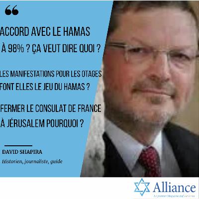 David Shapira au micro de Claudine Douillet