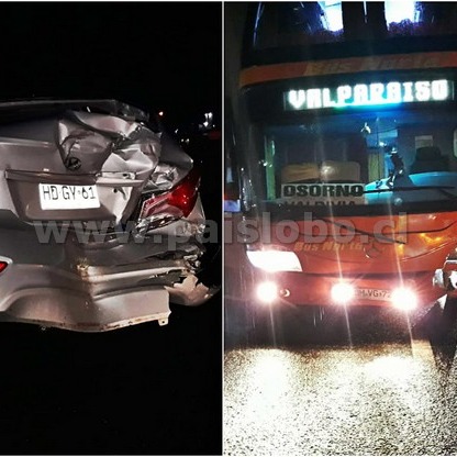 Colisión entre automovil y bus deja 2 personas lesionadas en Puerto Montt episode artwork