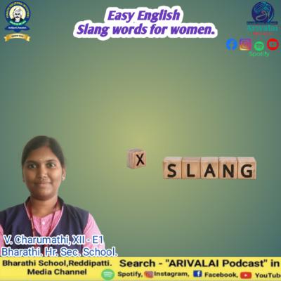 Easy english- slang words for women#bharathischool#reddipatti#tamil speech