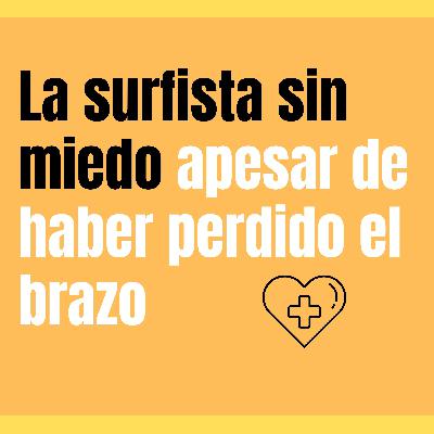 Siguió surfeando a pesar del miedo Siguió surfeando a pesar del miedo