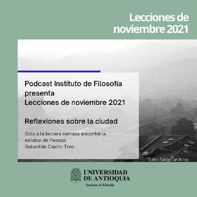 Solo a la tercera semana encontré la estatua de Pessoa - Sebastián Castro Toro Solo a la tercera semana encontré la estatua de Pessoa - Sebastián Castro Toro