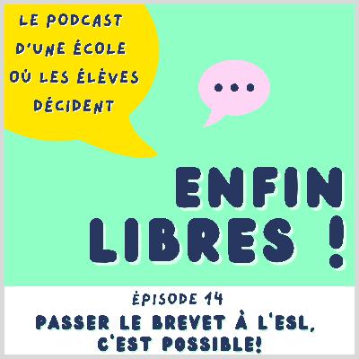 Ep #14 Passer le brevet à l’ESL, oui, c’est possible !