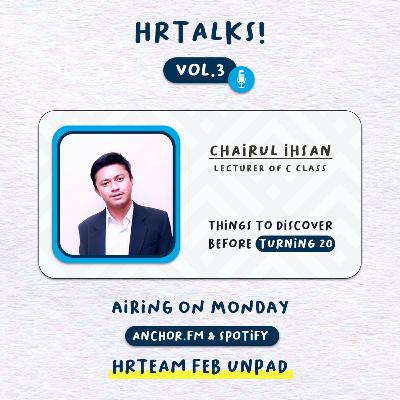 HRTALKS Vol.3 - Things to Discover Before Turning 20 HRTALKS Vol.3 - Things to Discover Before Turning 20