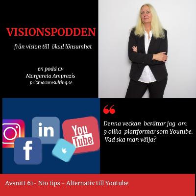 Avsnitt 61 - Alternativa Plattformar till Youtube