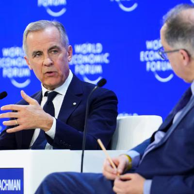 Mark Carney at the World Economic Forum Mark Carney at the World Economic Forum