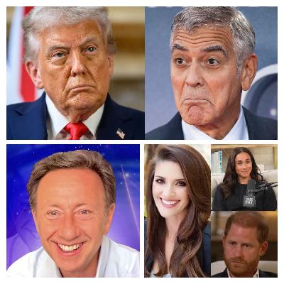 Meghan et Harry encore lâchés, Trump attaque les Clooney, Stéphane Bern crée des tensions.