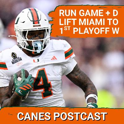 CANES POSTCAST: LATE TD + INT LIFT MIAMI HURRICANES OVER TEXAS A&M AGGIES 10-3 in CFB PLAYOFF OPENER