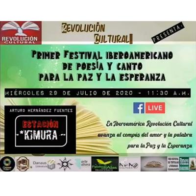 "1er Festival Iberoamericano de Poesía y Canto para la Paz y la Esperanza"- 29/Julio/20 "1er Festival Iberoamericano de Poesía y Canto para la Paz y la Esperanza"- 29/Julio/20