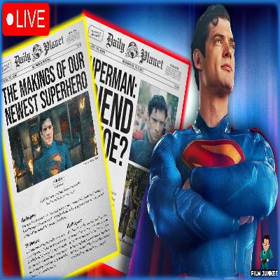 SUPERMAN POSES and Gets Daily Planet Articles! - Film Junkee Live | DCU News SUPERMAN POSES and Gets Daily Planet Articles! - Film Junkee Live | DCU News