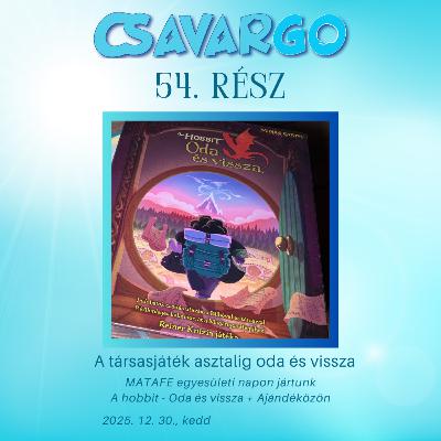 CsavarGo #54. A társasjátékasztalig oda és vissza