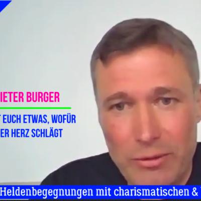 Hin zu Freiheit, Unabhängigkeit und Vertrauen - Dieter Burger