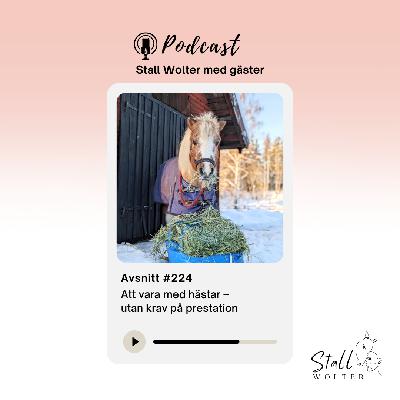 #224 – Att vara med hästar – utan krav på prestation