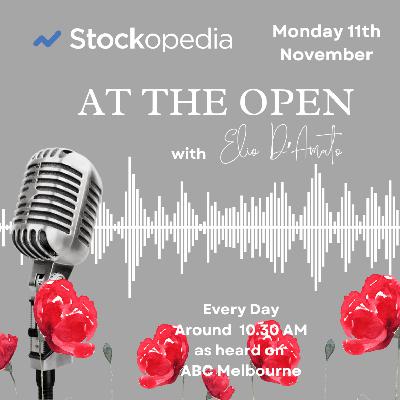 2024 Nov 11 at ASX At the Open: ASX falls on China's mooted response