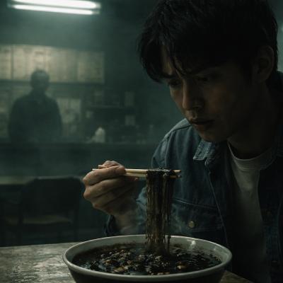 怪談朗読｜怖い話「黒いラーメン」