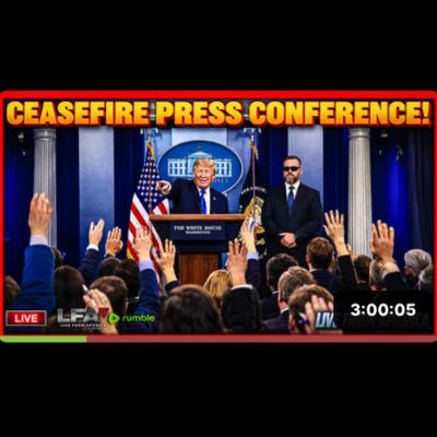 CEASEFIRE PRESS CONFERENCE! | LIVE FROM AMERICA 4.6.26 11AM
