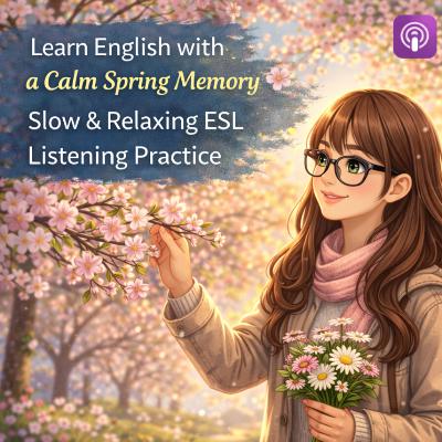 Learn English with a Calm Spring Memory 🌸  Slow & Relaxing ESL Listening Practice Slow English Practice 🌸 春の穏やかな思い出｜慢速英语听力｜慢速英文聽力