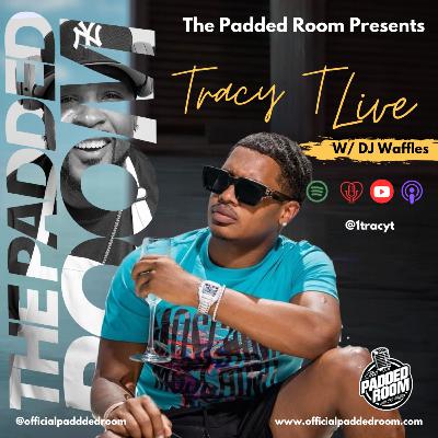 DJ Waffles & Tracy T about to burn the house down cooking waffles DJ Waffles & Tracy T about to burn the house down cooking waffles