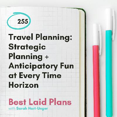 Travel Planning: Strategic Planning + Anticipatory Fun at Every Time Horizon EP 255