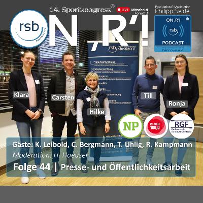 Folge 44 | Presse- und Öffentlichkeitsarbeit für Vereine (LIVE-Mitschnitt: Sportkongress 2025 - Forum 1)