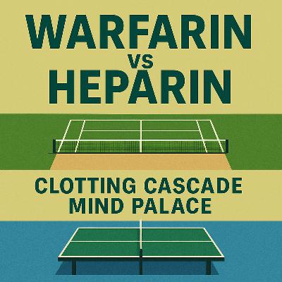 Warfarin vs Heparin: The Clotting Cascade Mind Palace for EM Docs (PT, PTT & TPA Simplified)
