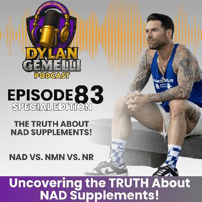 Episode #83 Uncovering the TRUTH about NAD supplements! NAD VS. NMN VS. NR! You cannot afford to miss this episode!! Episode #83 Uncovering the TRUTH about NAD supplements! NAD VS. NMN VS. NR! You cannot afford to miss this episode!!