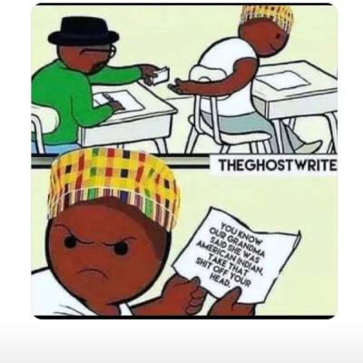 No vote you're not black means you're dead non-existent