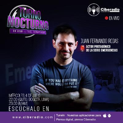 Turno nocturno | entrevista con Juan Fernando Rojas, actor de Emergencias Turno nocturno | entrevista con Juan Fernando Rojas, actor de Emergencias