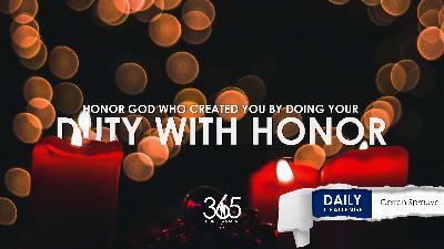 Let Your Light Shine: Faithful Duty Over Outer Appearance