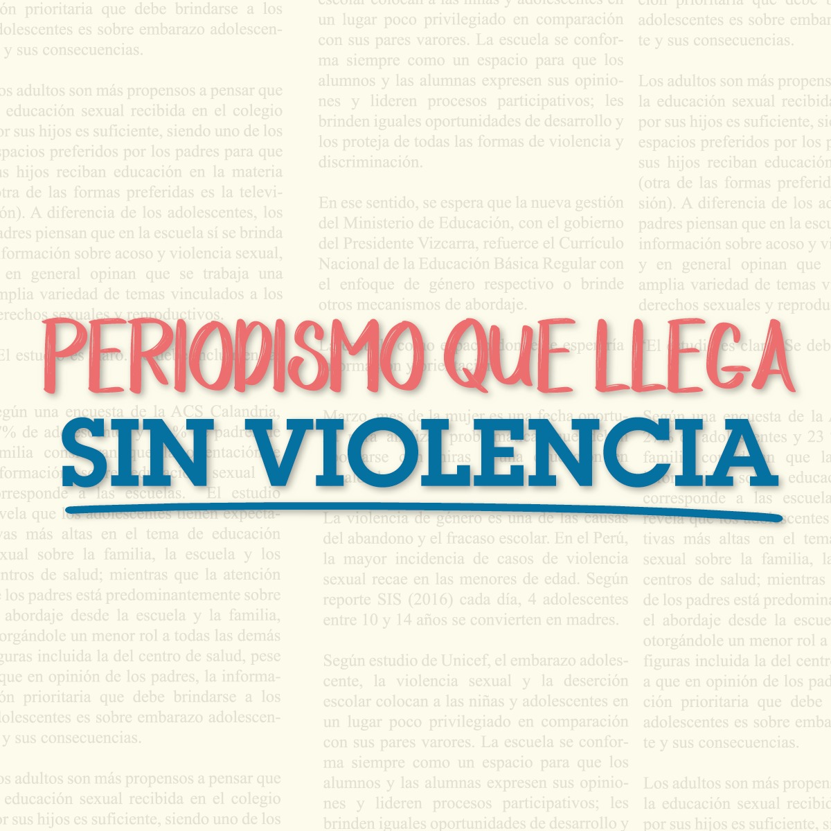 II Concurso nacional de periodistas - Trabajo de Niltón Gamboa y Abigail Diaz