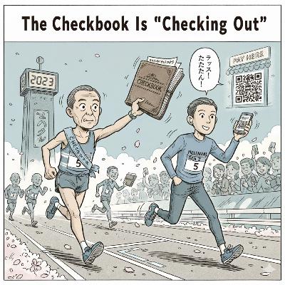【お詫び】The Checkbook Is ‘Checking Out’ 小切手帳は「チェックアウト」寸前 【お詫び】The Checkbook Is ‘Checking Out’ 小切手帳は「チェックアウト」寸前