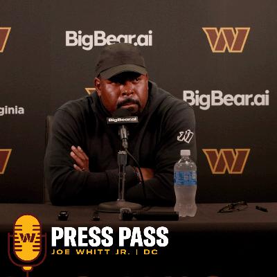 DC Joe Whitt Jr. | September 18, 2025 | Press Pass | Washington Commanders | NFL