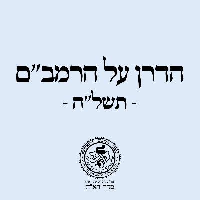 הדרן על הרמב"ם תשל"ה - שיעור ז (יג-יט) / הרב מאיר שלמה קפלן