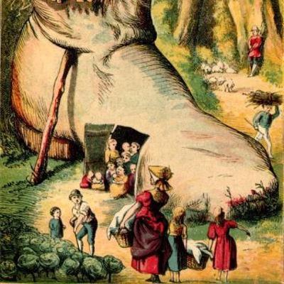 The little old woman who lived in a shoe The little old woman who lived in a shoe