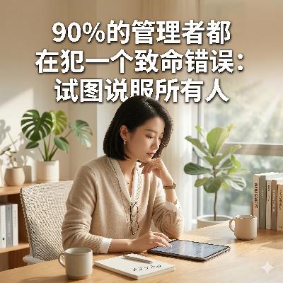 90%的管理者都在犯一个致命错误:试图说服所有人 90%的管理者都在犯一个致命错误:试图说服所有人